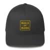 Build Then Bless Outline Charcoal Cap
