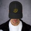 Lemonade Stand Logo Outline Black Cap