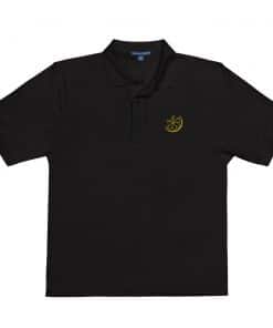 Lemonade Stand Icon Black Polo