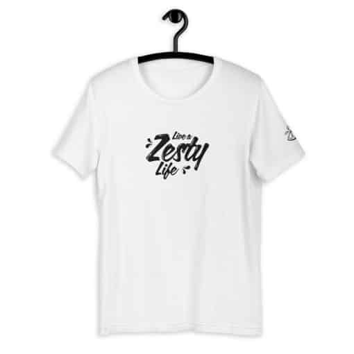 Live A Zesty Life White Shirt