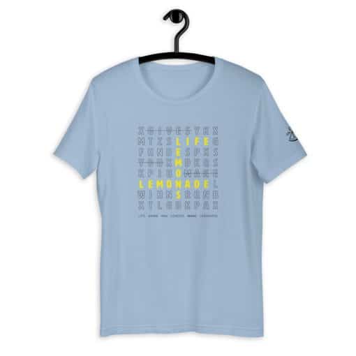 Life Lemons Lemonade Light Blue Shirt