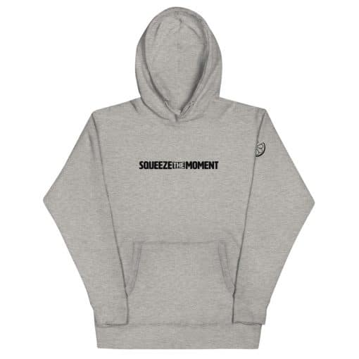 Squeeze The Moment Carbon Grey Hoodie