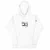 Build Then Bless Outline White Hoodie