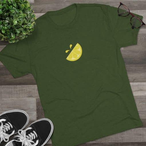 Lemonade Stand Icon Olive Shirt