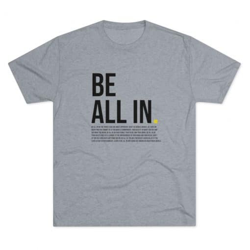 Be All In Grey Shirt