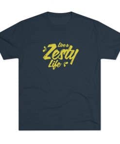 Live A Zesty Life Vintage Navy Shirt