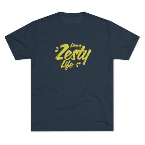 Live A Zesty Life Vintage Navy Shirt