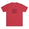 Build Then Bless Outline Vintage Red Shirt