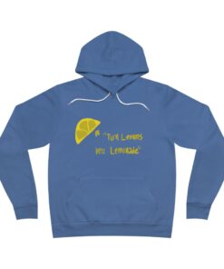 Turn Lemons Into Lemonade True Royal Unisex Sponge Fleece Pullover Hoodie